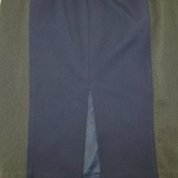 Express Navy and Gray Pencil Skirt - Picture 9 of 9